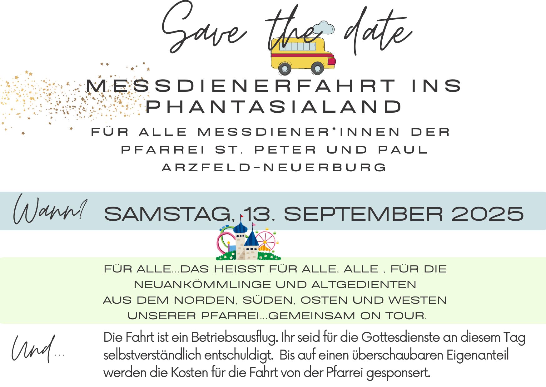Messdienerfahrt 2025