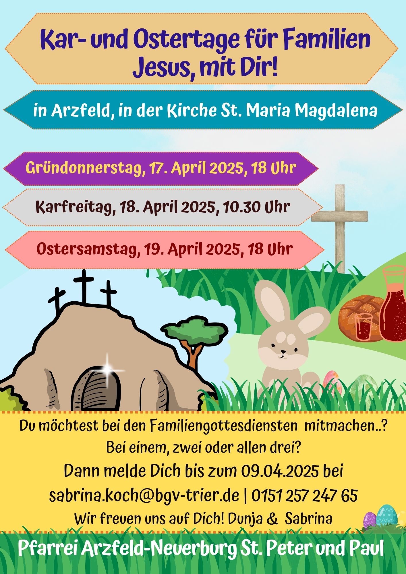 Kar und Ostertage Familien 2025 DINA4
